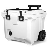 BrüTank 35-Quart Rolling Cooler | Ice White
