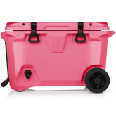 BrüTank 55-Quart Rolling Cooler | Neon Pink