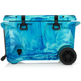 BrüTank 55-Quart Rolling Cooler | Ocean Swirl