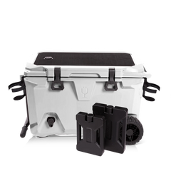 BrüTank Double Drink Holder Bundle | Ice White