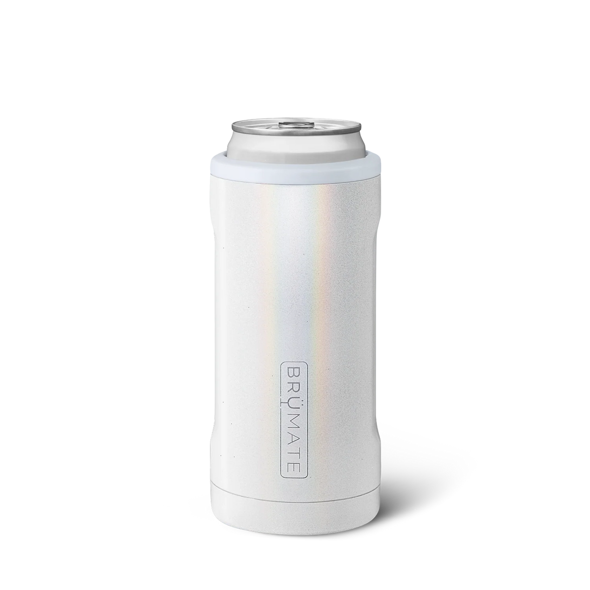 Hopsulator Slim | Glitter White | 12oz Slim Cans